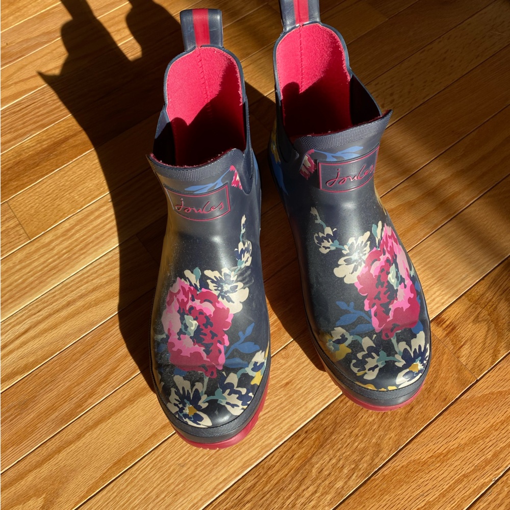 Joules ankle rain boot